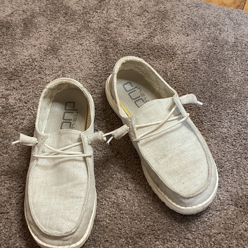 Hey Dude Woman’s Loafers - Light Gray